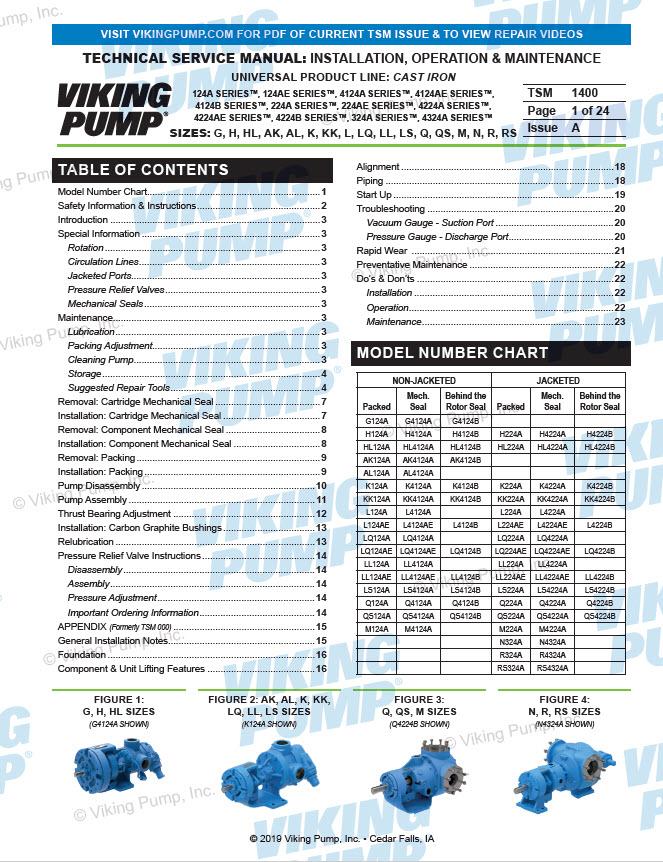 technical service manual cover page