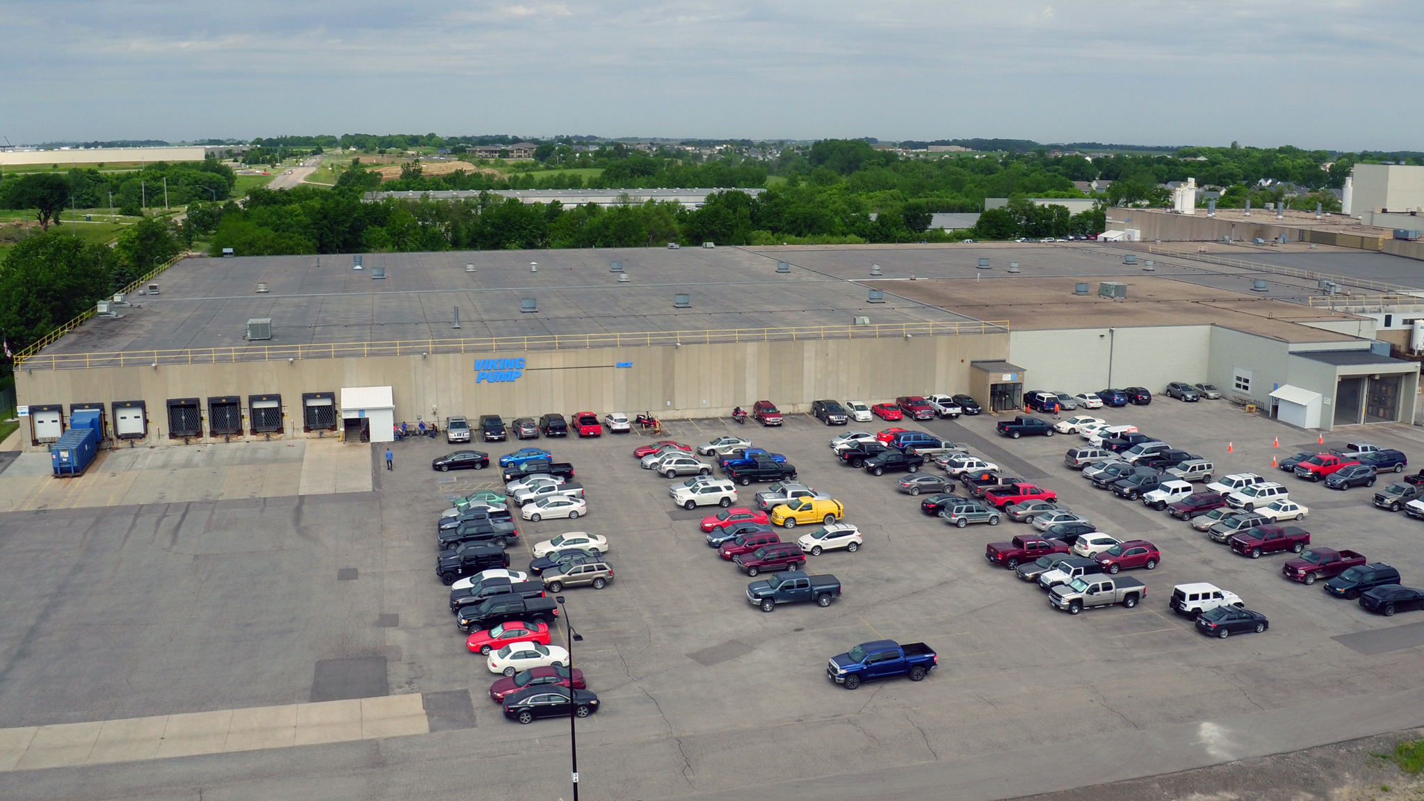 View of Viking Pump machine shop in Cedar Falls Iowa