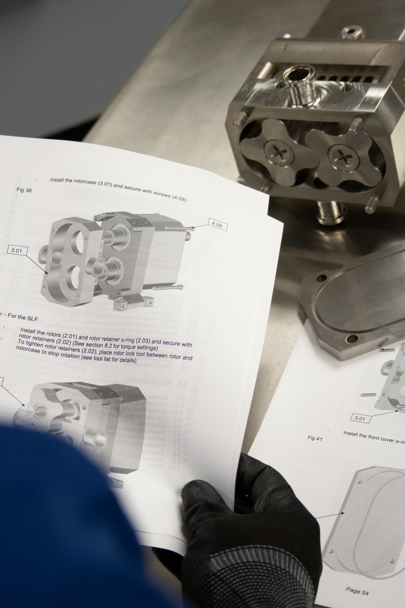 Reference TSM for rotary lobe pump