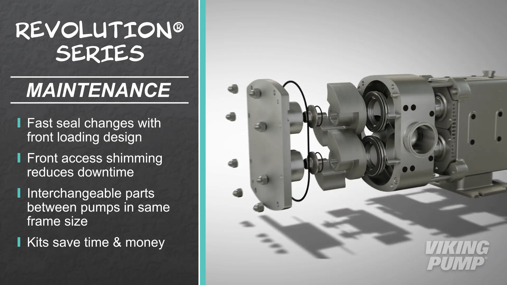 revolution exploded view with maintenance tips