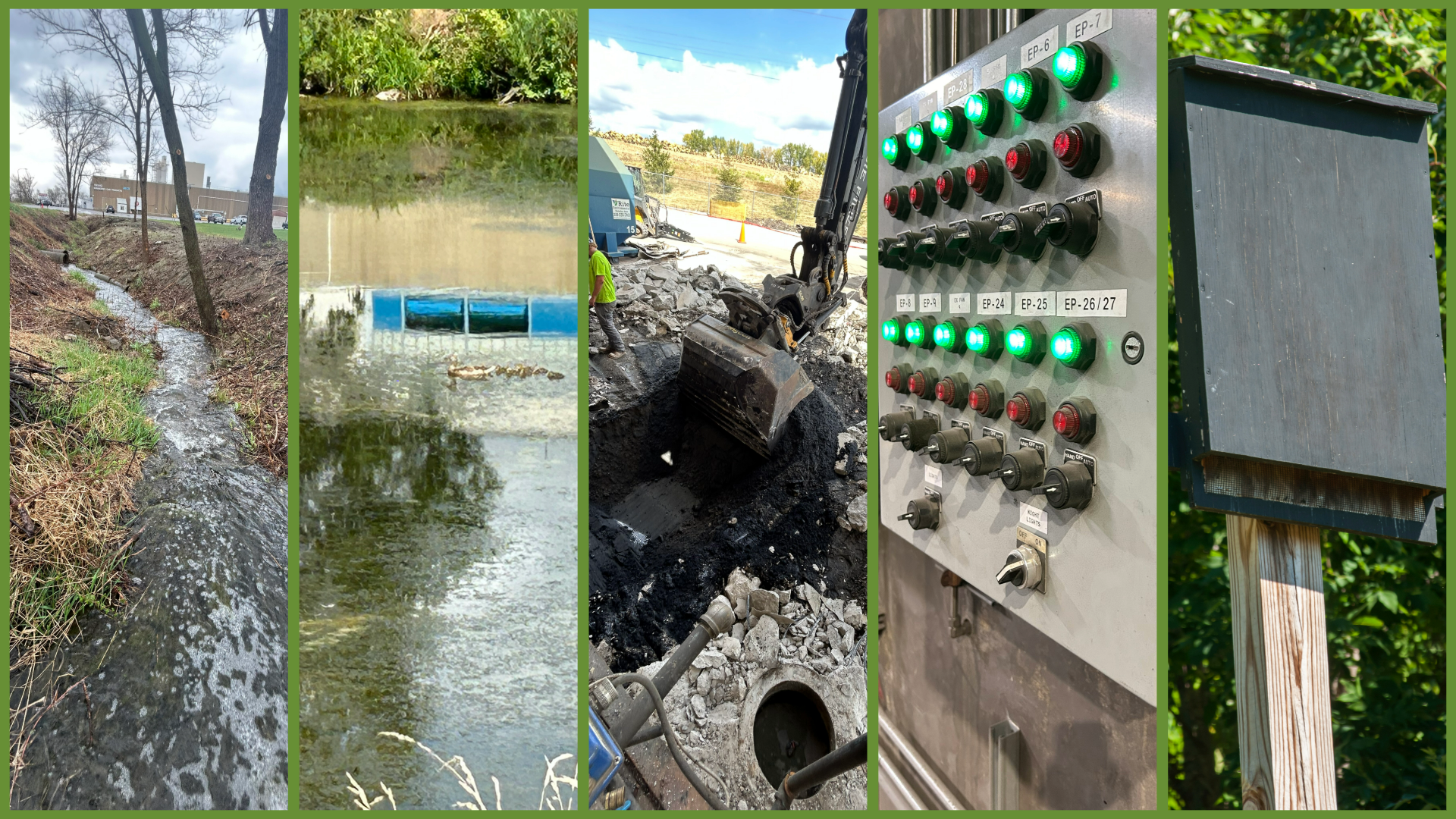 series of images showcasing Viking's sustainability activities