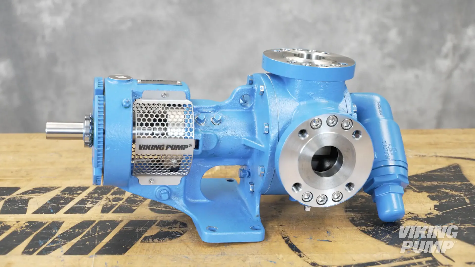 new modular pump with fresh guard seal installed