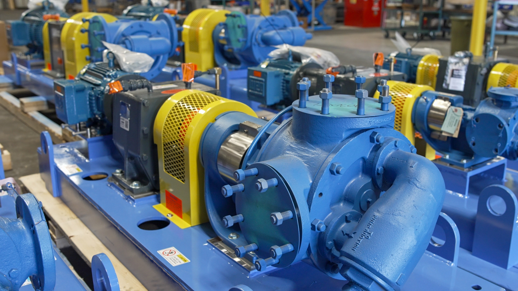 pump units ready for shipping