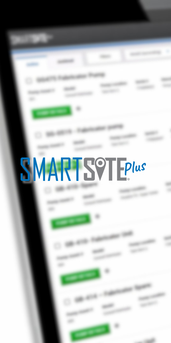 screen shot from smartsite plus app