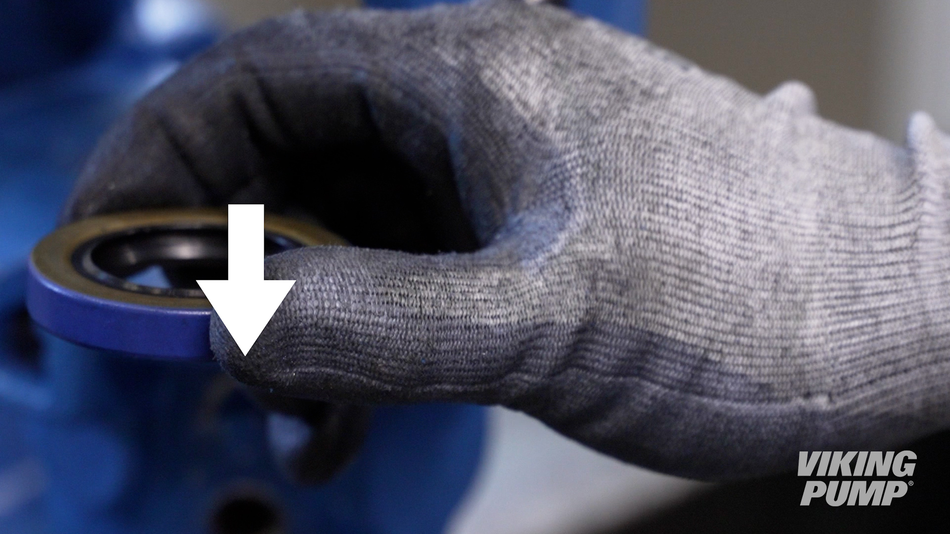 Image of a bracket lip seal for internal gear pump