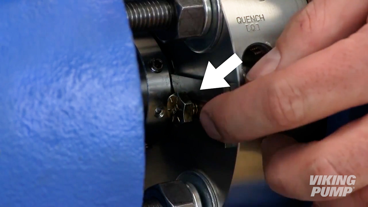 Remove or turn the centering clips to clear the seal drive collar.
