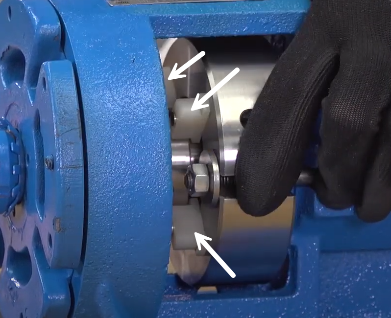 Rotate or remove the seal spacers and check rotation