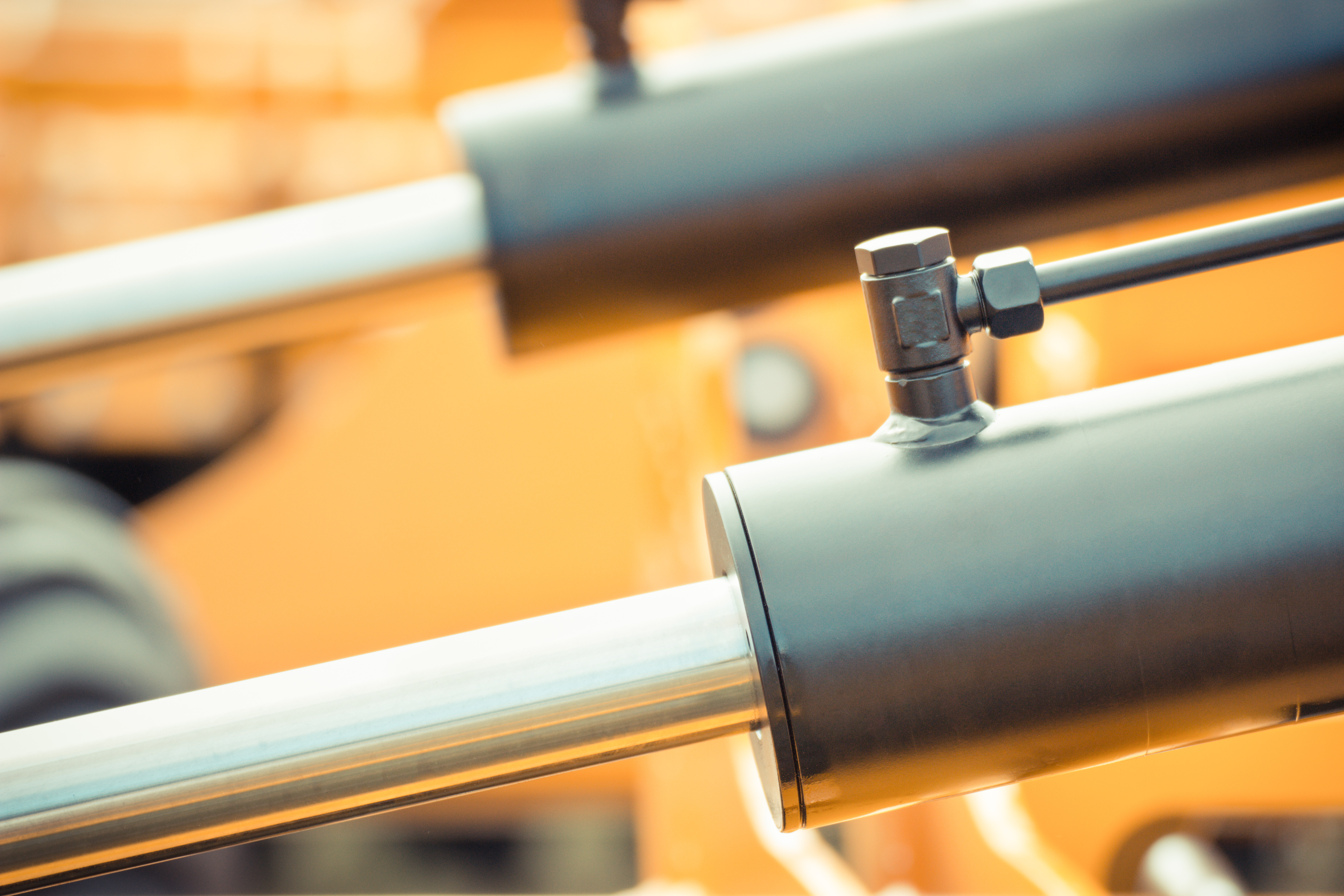 Image of hydraulics, a typical application for external gear pumps.