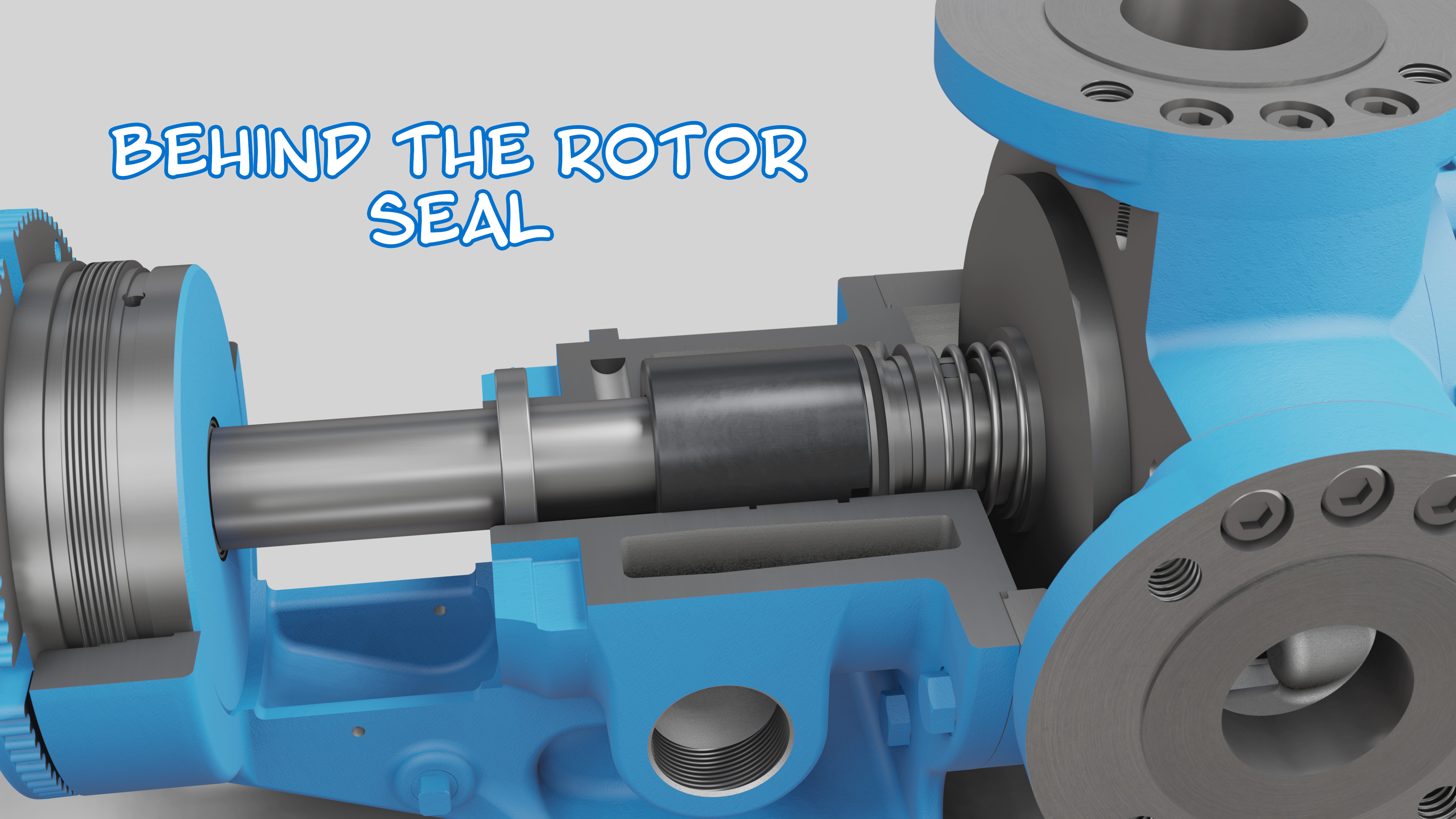 Image of the U-Plus™ bracket with a behind the rotor seal.
