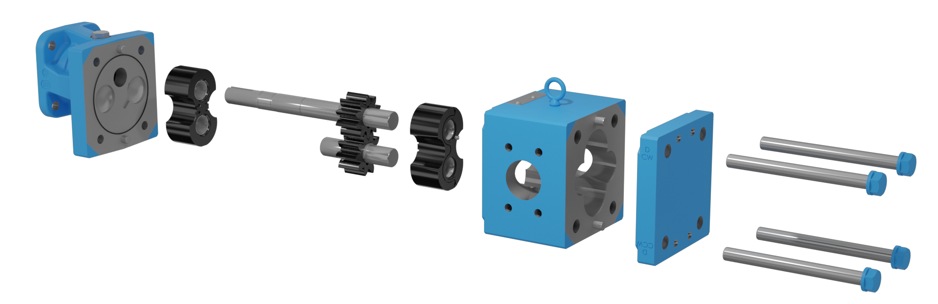 GB-410 exploded view render
