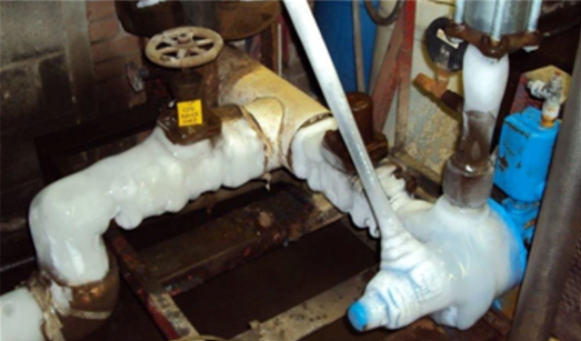 Figure 6 - Viking KK4924A refrigeration ammonia pump fitted with return-to-tank relief valve
