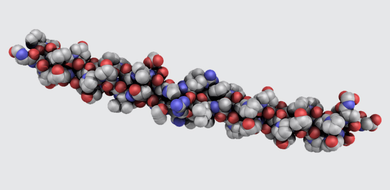 Collagen DNA in a sequence