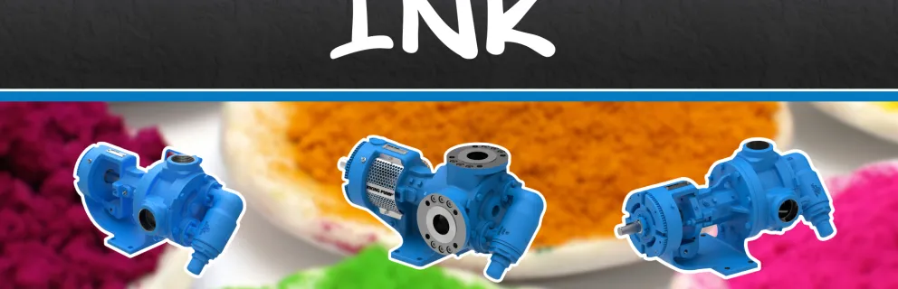 colorful banner showing ink pigment and some viking pumps