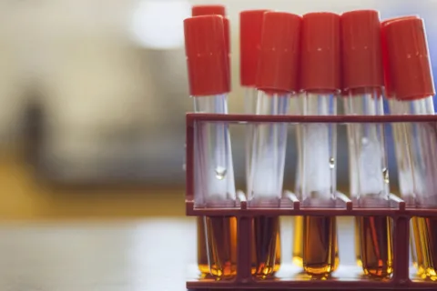 Scientific pipes with liquid