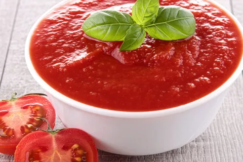 Bowl of tomato sauce