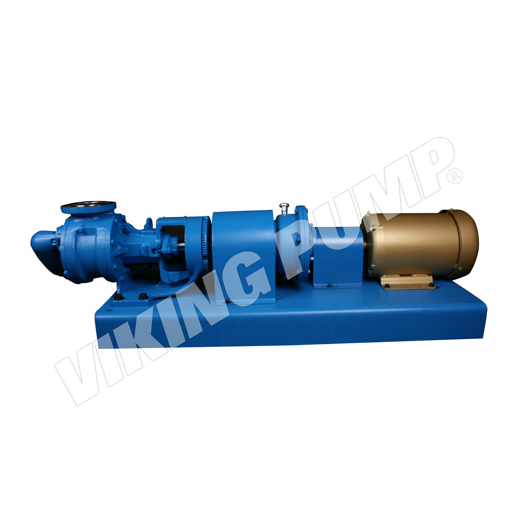 Model K4123A, Foot Mounted, Mechanical Seal, Relief Valve Pump with R Drive Unit
