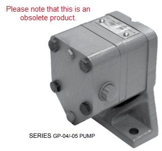 Imagen de la serie obsoleta de bombas de engranajes
