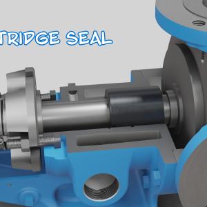 Image of the U-Plus™ bracket with a cartridge mechanical seal.