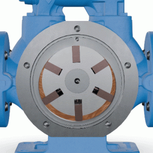 Image of a vane pump operating.