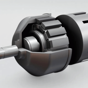 Animation of magnetic coupling of a sealless mag drive pump.
